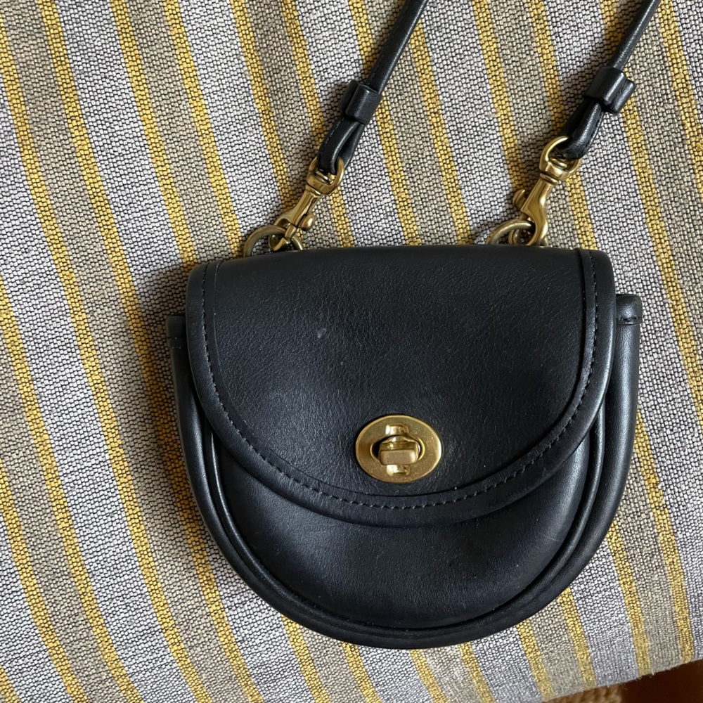 Coach Mini Cross-Body Saddle Bag